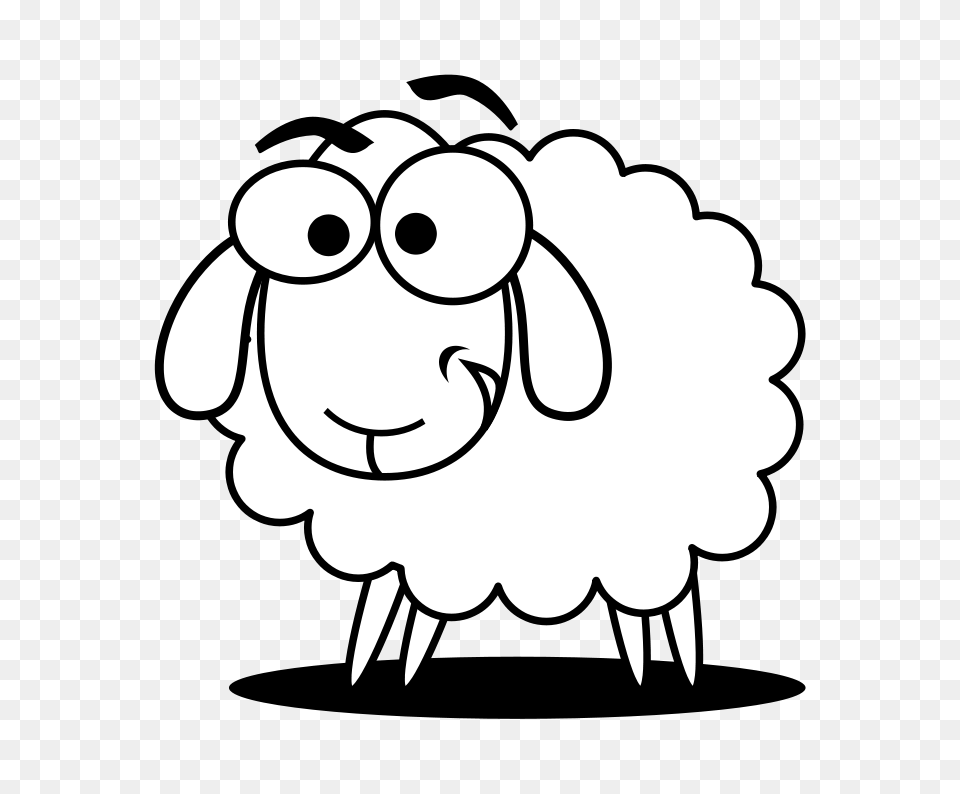 Sheep Pictures For Kids, Livestock, Stencil, Animal, Bear Png Image