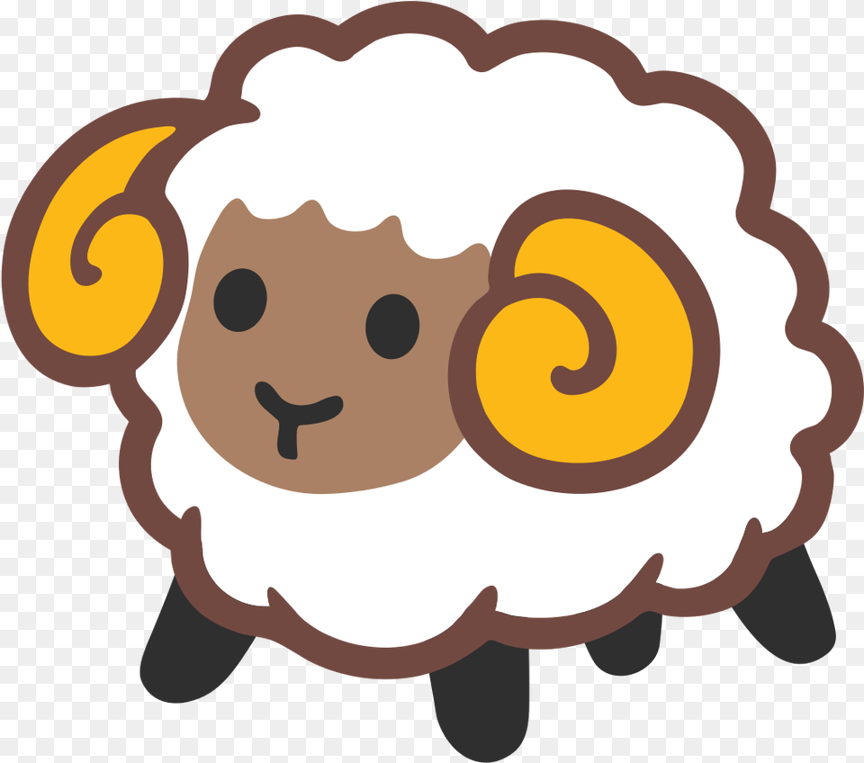 Sheep Ram Emoji, Livestock, Baby, Person, Animal Free Png Download