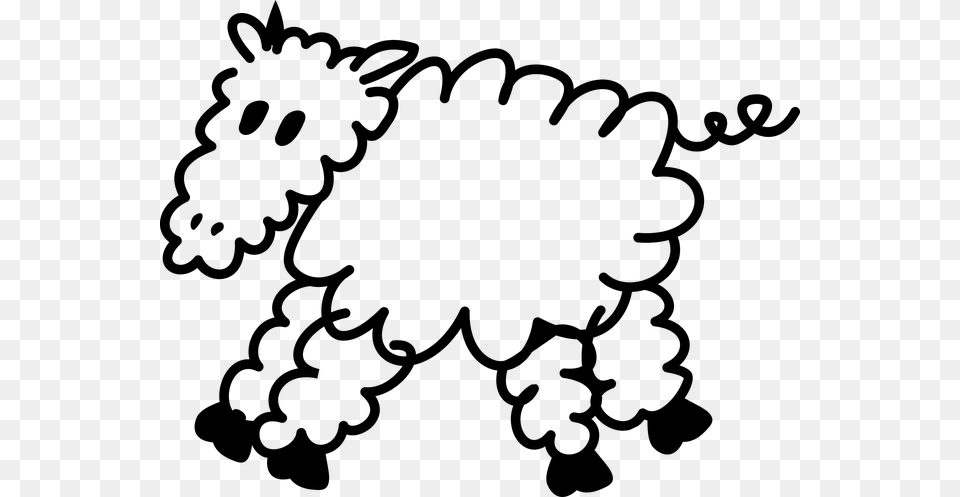 Sheep Ram No Background Animal Fauna Nature Vector Graphics, Gray Free Transparent Png