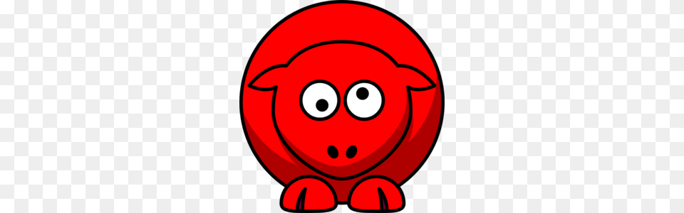 Sheep Red Looking Crossed Eye Clip Art, Plush, Toy Png
