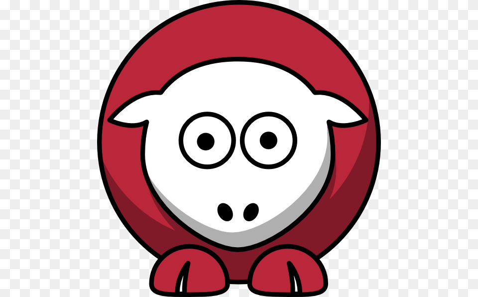 Sheep Red Velvet Cake Color Svg Clip Arts 570 X, Plush, Toy, Clothing, Hardhat Free Png