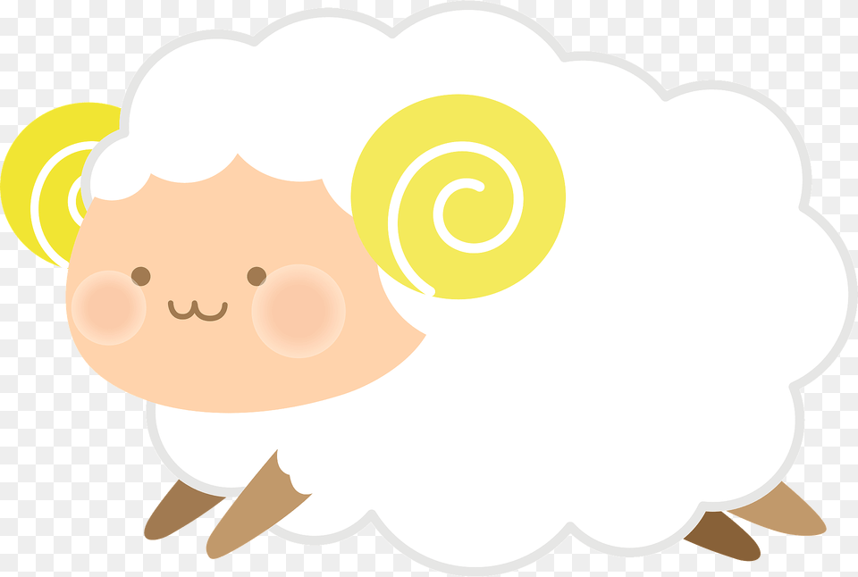 Sheep Running Clipart, Animal Png Image