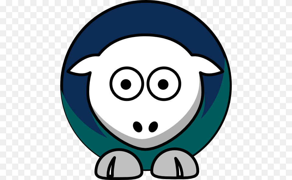 Sheep Seattle Mariners Team Colors Clip Art, Animal, Fish, Sea Life, Shark Png