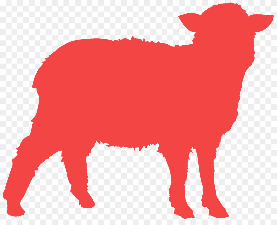 Sheep Silhouette, Livestock, Animal, Mammal, Pig Free Transparent Png