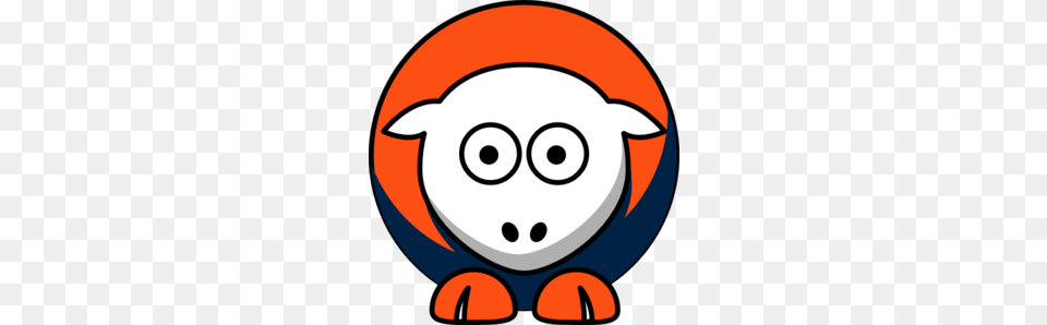 Sheep Toned Denver Broncos Team Colors Clip Art, Plush, Toy Png Image