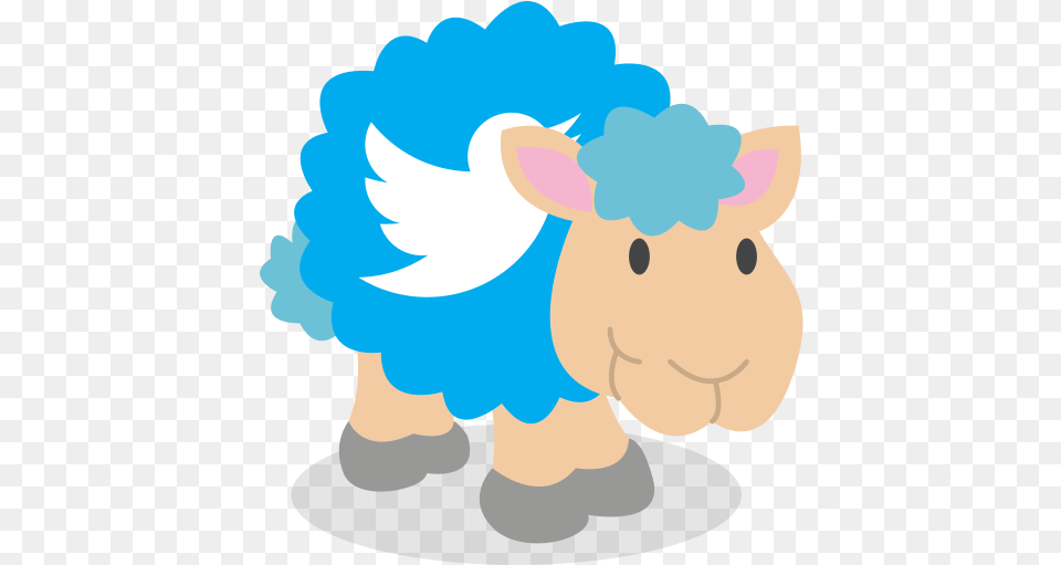 Sheep Twitter Social Network Icon Twitter Social, Face, Head, Person, Livestock Free Png Download