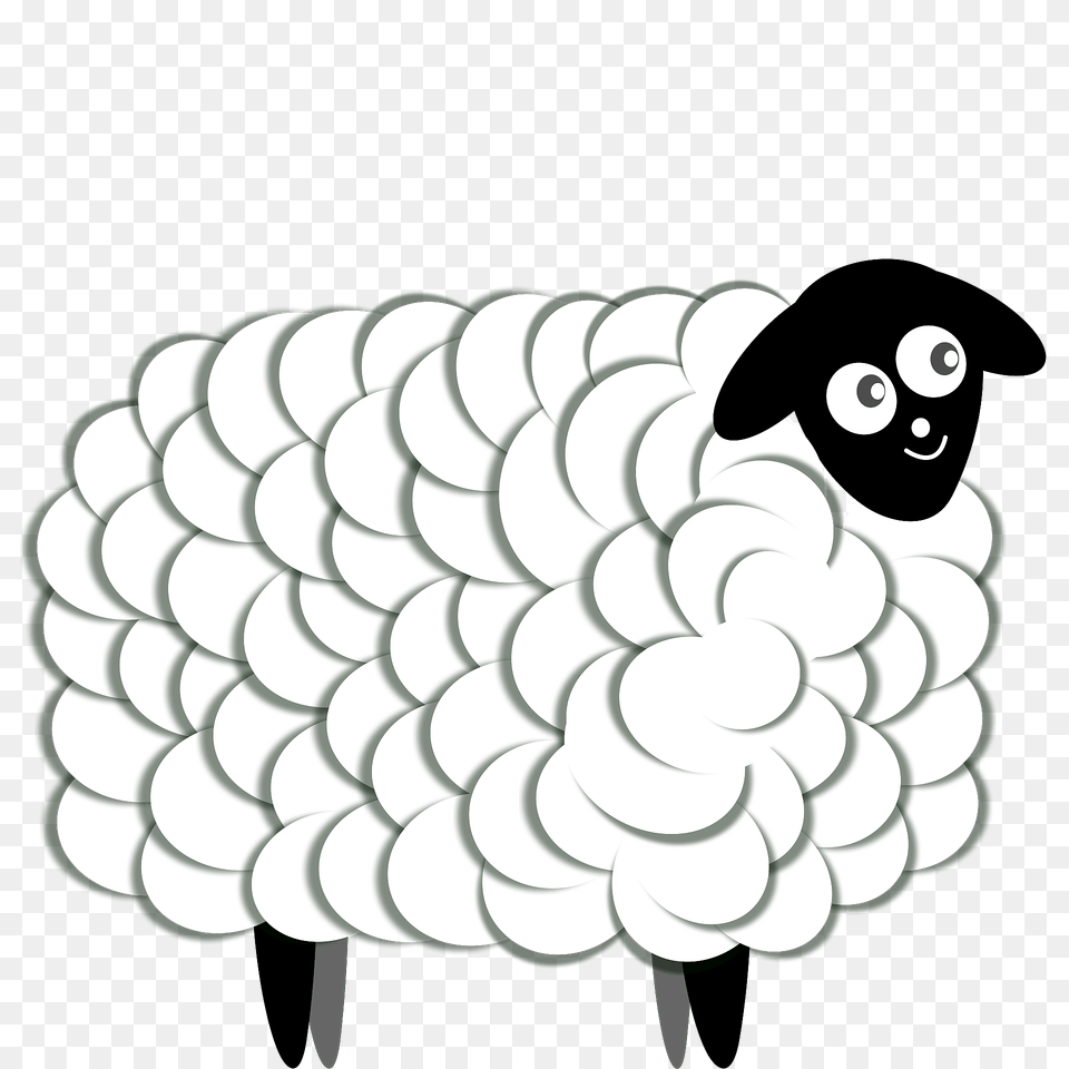 Sheep Wooly Clipart, Animal, Livestock Png