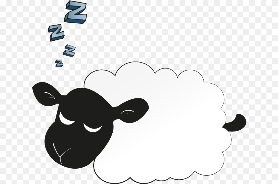 Sheepie Sleepy Sleeping Sheep Clipart, Livestock, Animal, Mammal, Pig Free Png