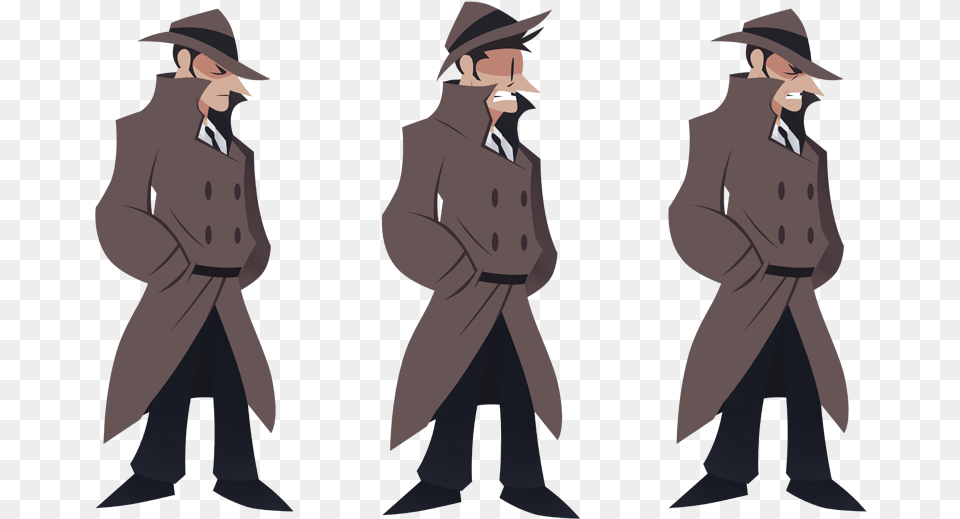 Sheet By Tigerhawk Detective Character Design, Person, Suit, Clothing, Coat Png Image