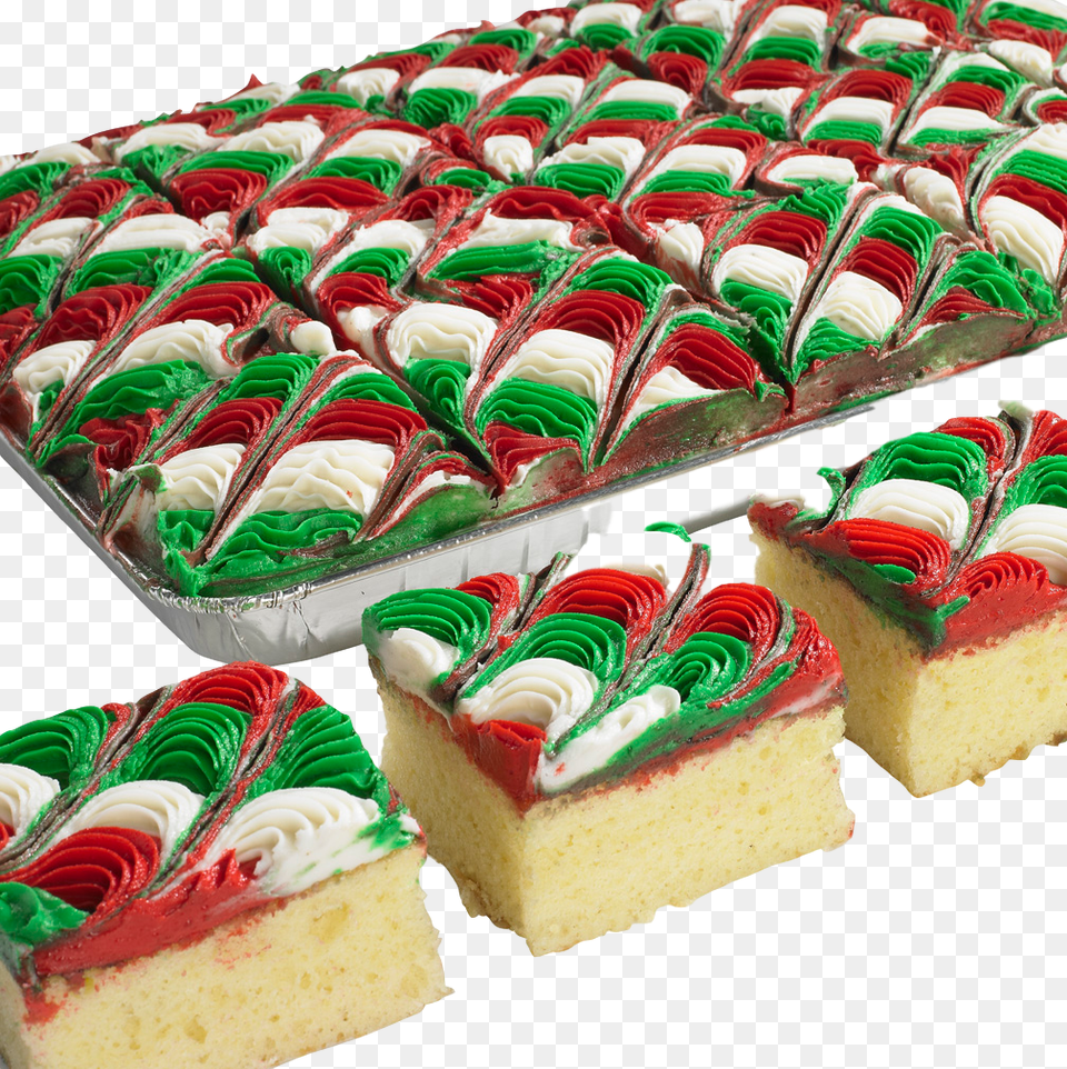 Sheet Cakes For Christmas, Cream, Dessert, Food, Icing Png Image