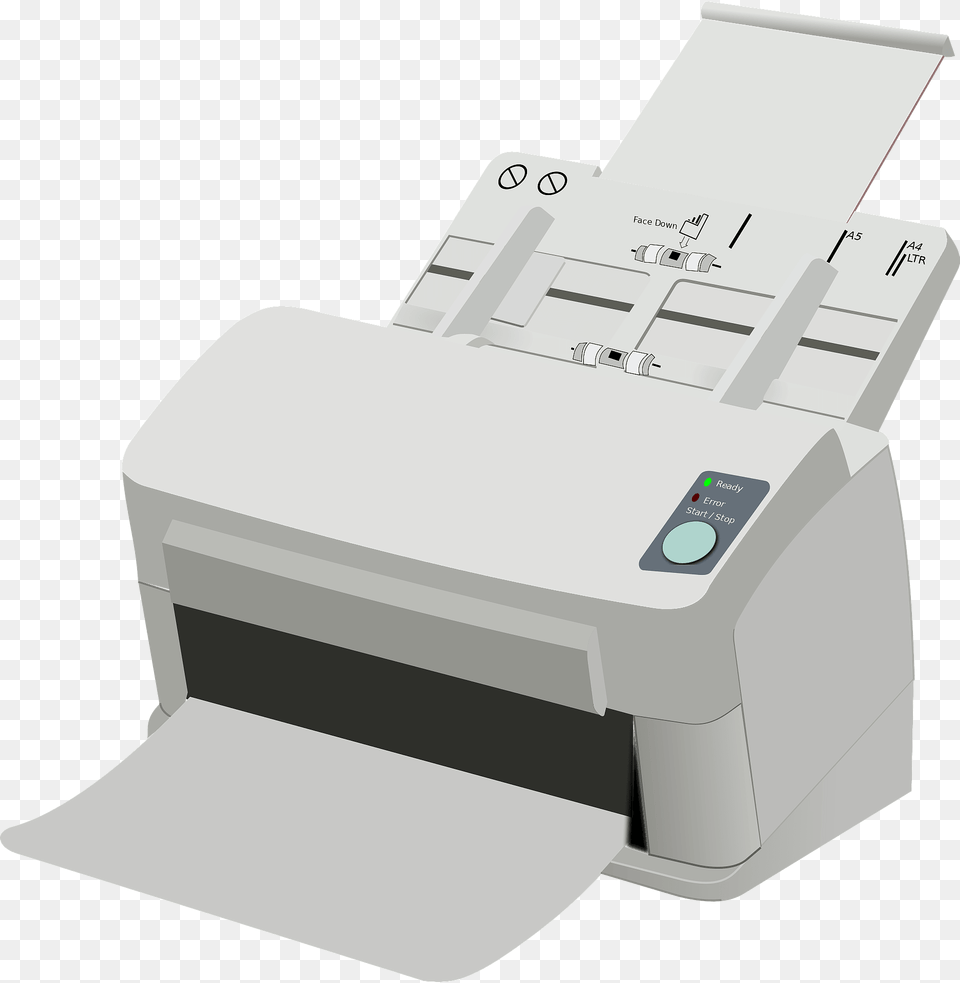 Sheet Fed Scanner Clipart, Computer Hardware, Electronics, Hardware, Machine Free Png Download