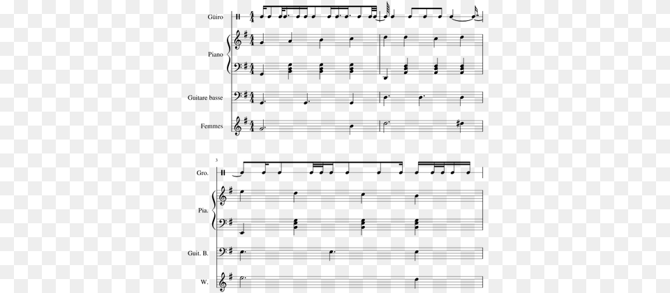 Sheet Music, Gray Png Image