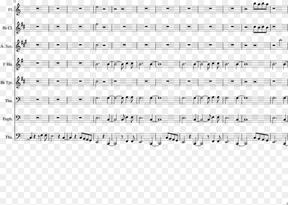 Sheet Music, Gray Free Png Download