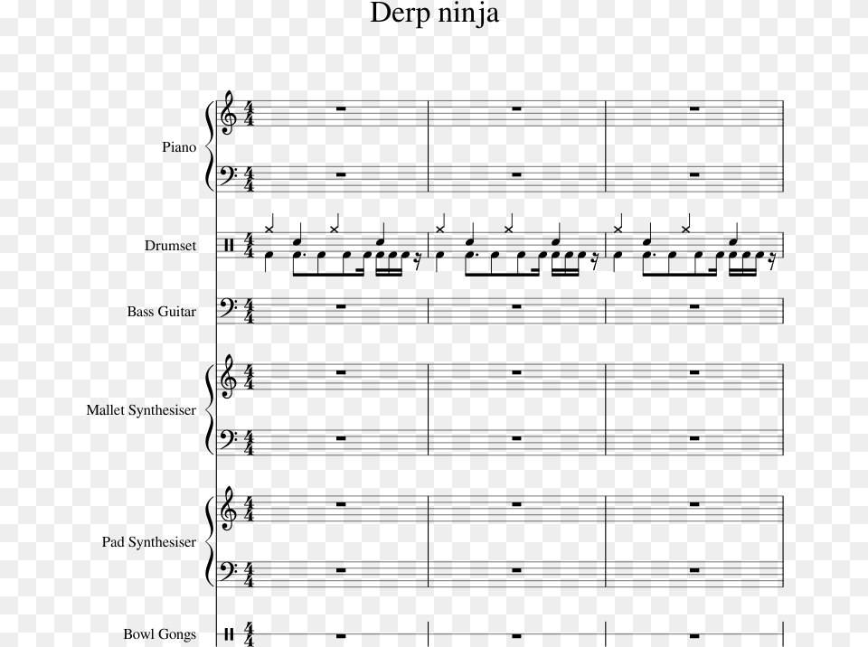 Sheet Music, Gray Png Image