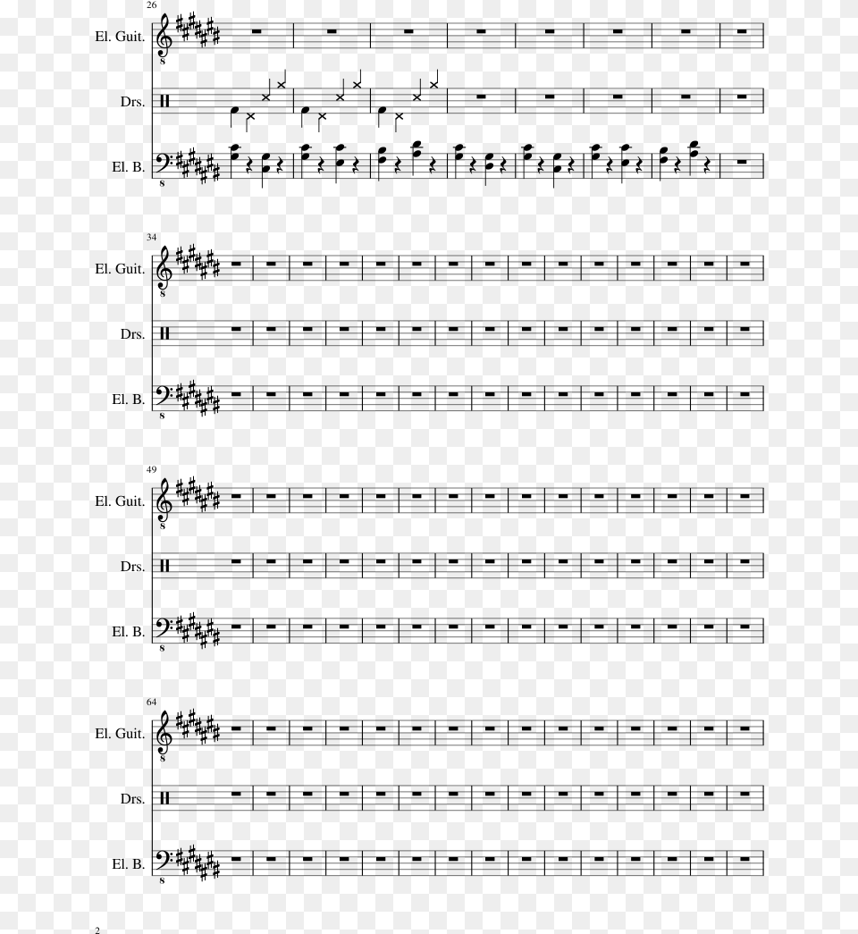 Sheet Music, Gray Free Transparent Png