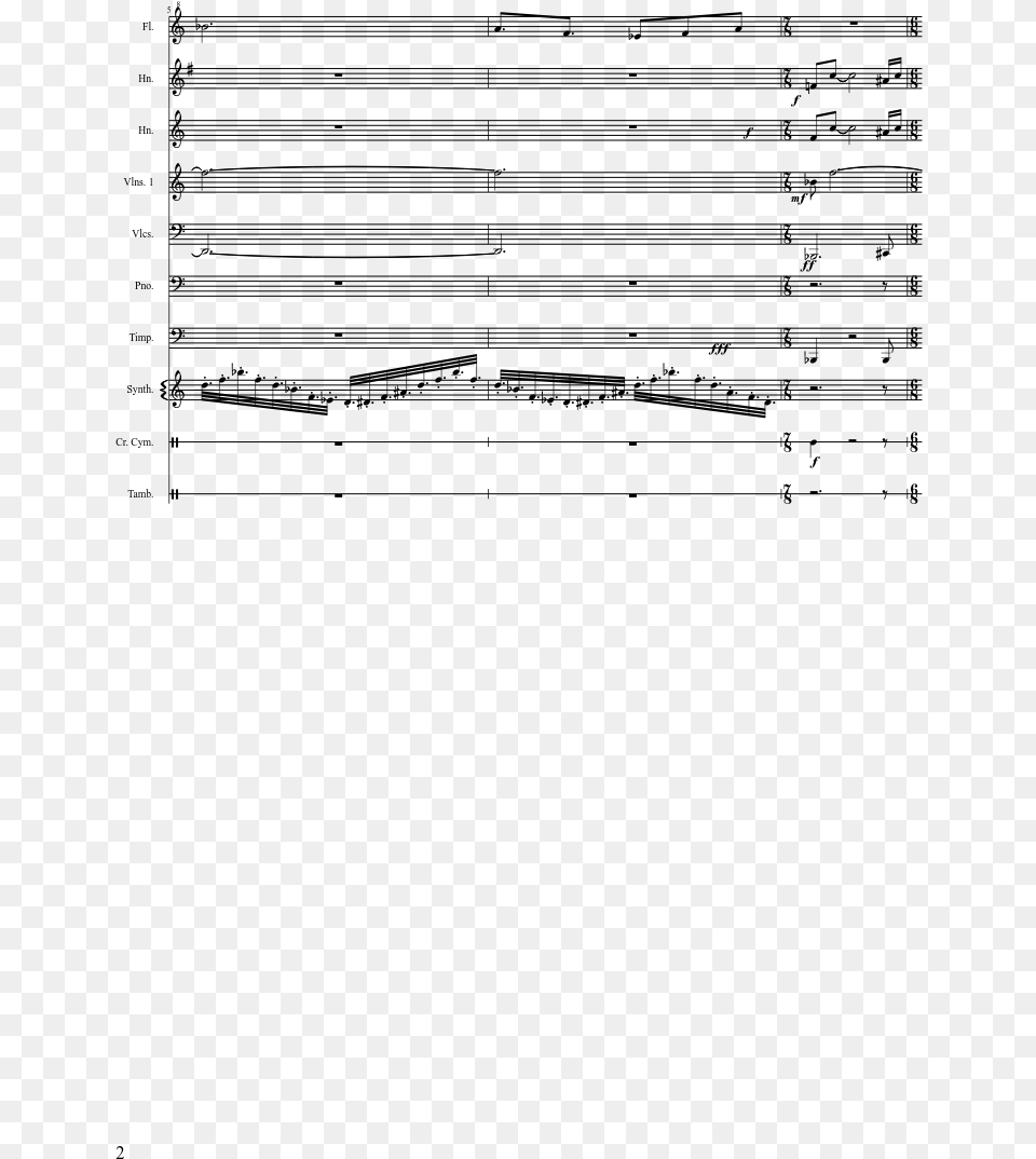 Sheet Music 2 Of 16 Pages, Gray Free Transparent Png