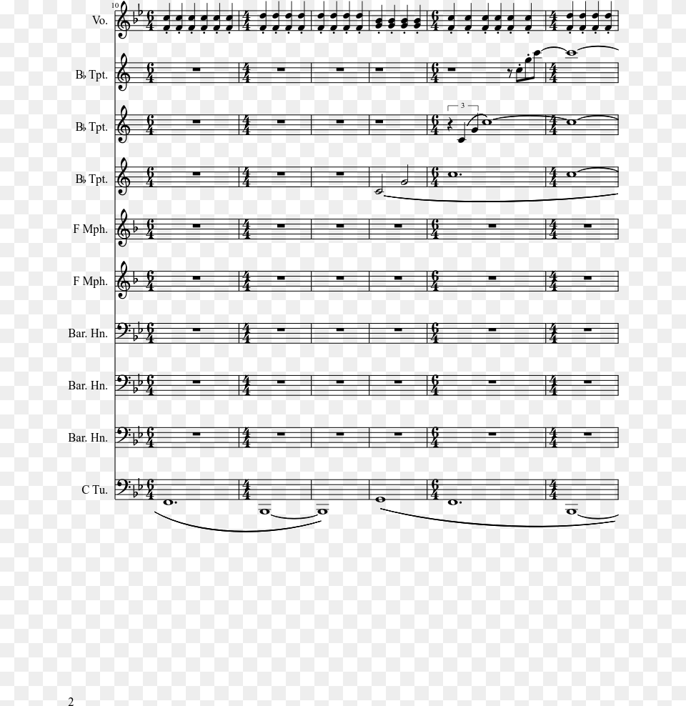 Sheet Music 2 Of 56 Pages Sheet Music, Gray Png