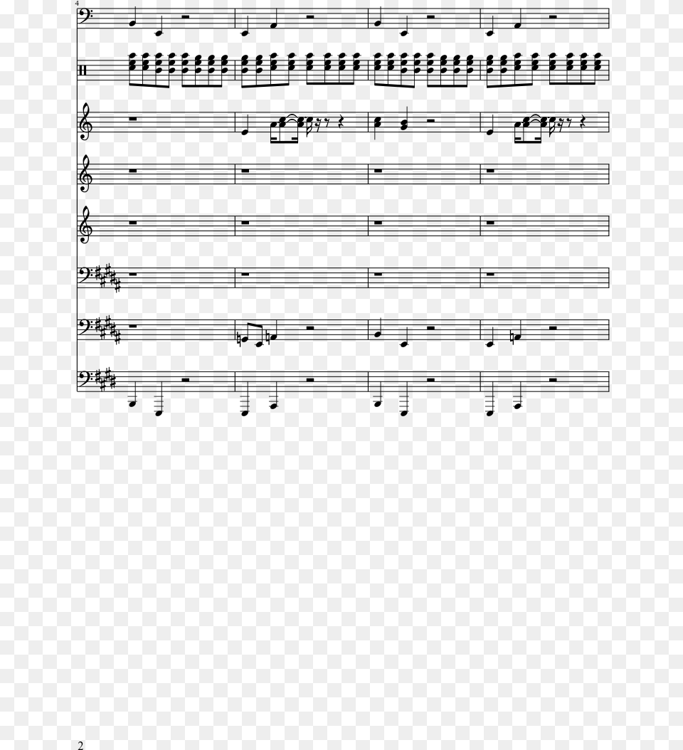 Sheet Music 2 Of 6 Pages Dr Dre Still Dre Piano Sheet, Gray Png Image