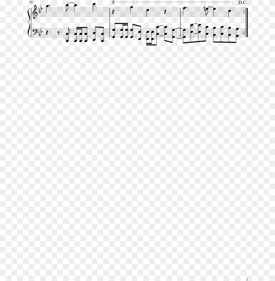 Sheet Music, Gray Free Png Download