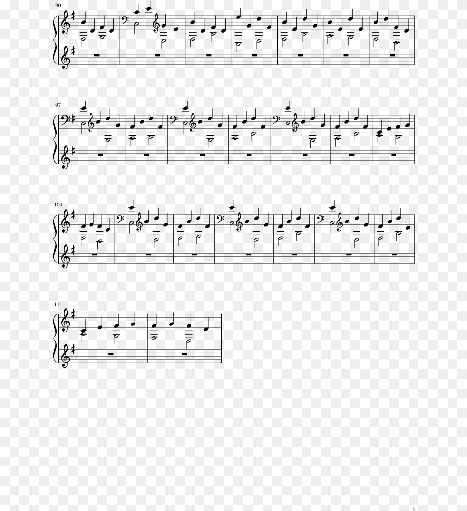 Sheet Music, Gray Png Image