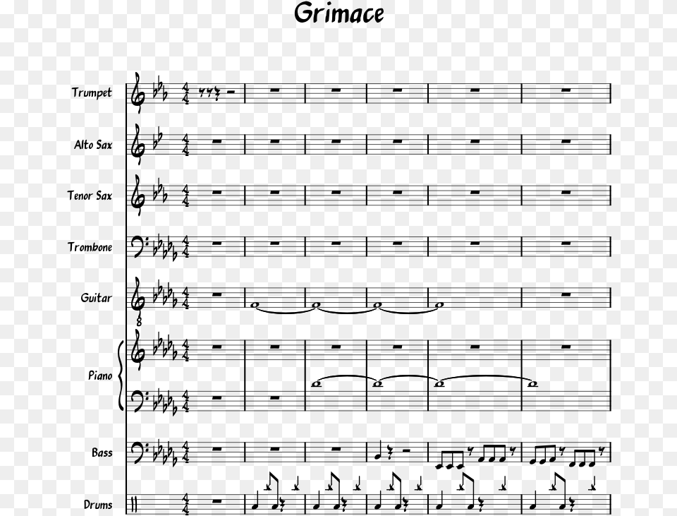 Sheet Music, Gray Png