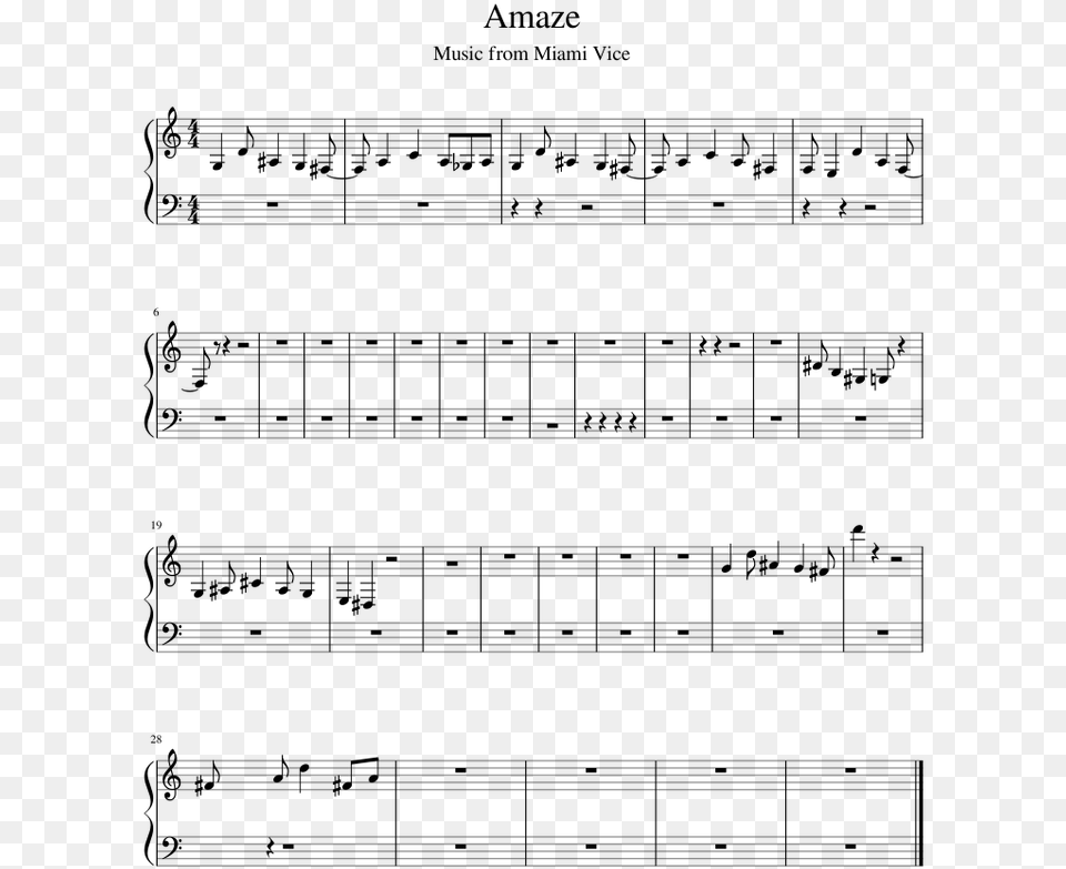 Sheet Music, Gray Free Png Download