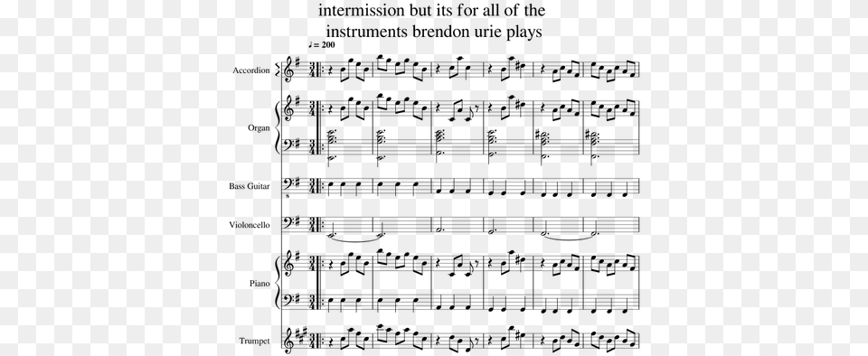 Sheet Music, Gray Png