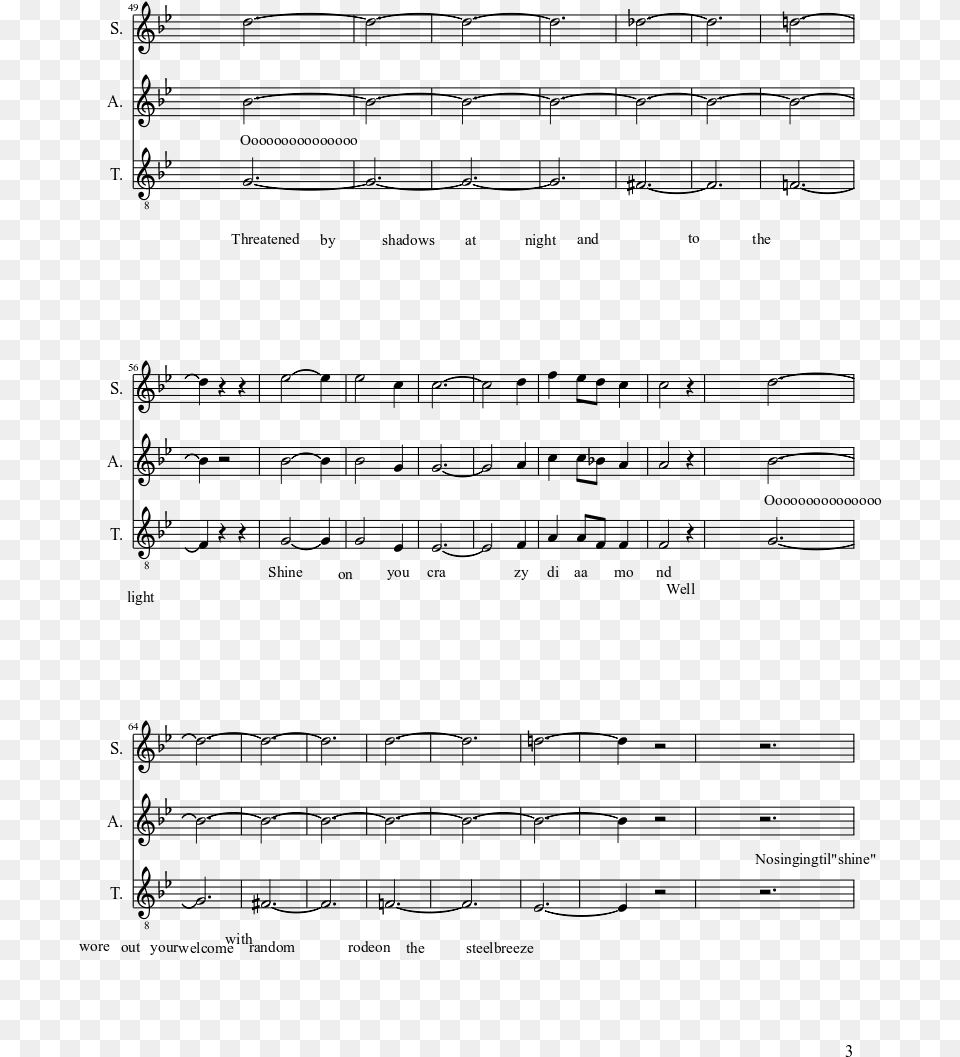 Sheet Music, Gray Png