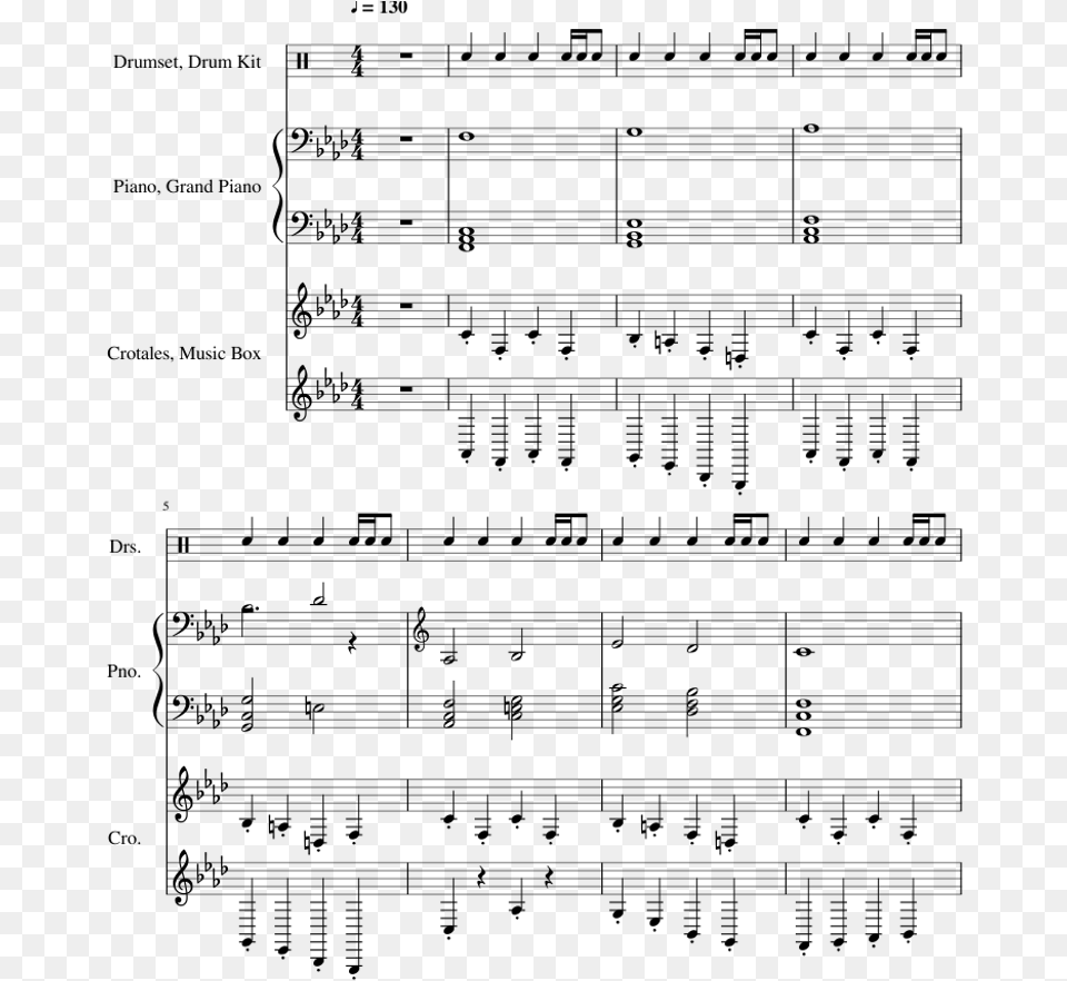 Sheet Music, Gray Png