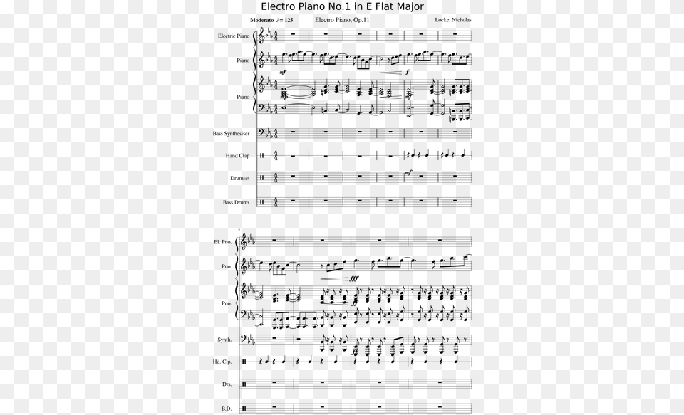 Sheet Music, Gray Free Png Download