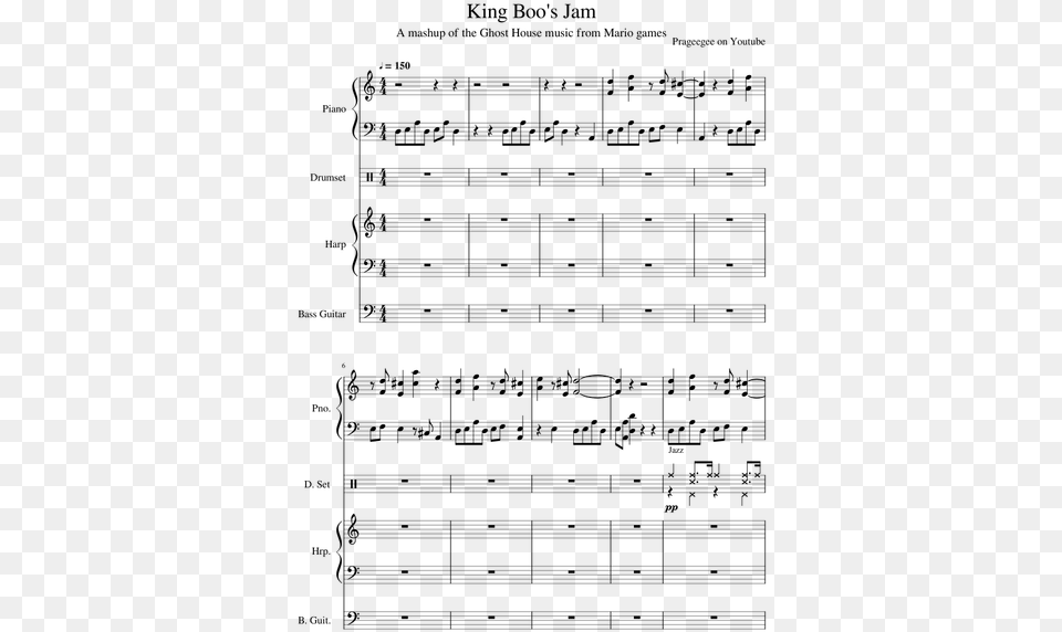 Sheet Music, Gray Free Png