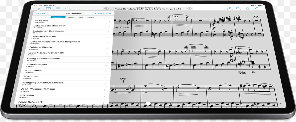 Sheet Music, Computer, Electronics, Tablet Computer, Sheet Music Png