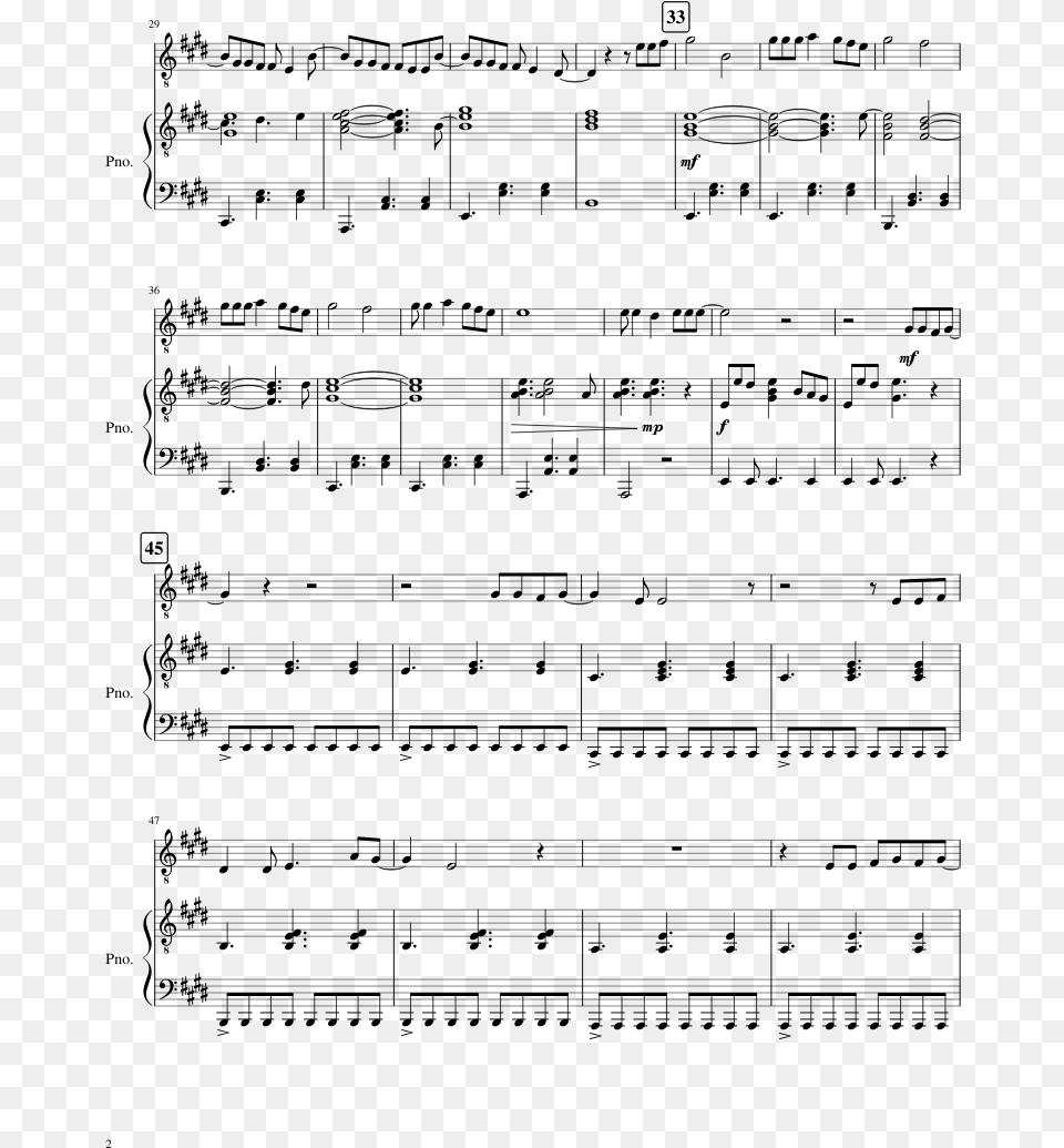 Sheet Music, Gray Free Png