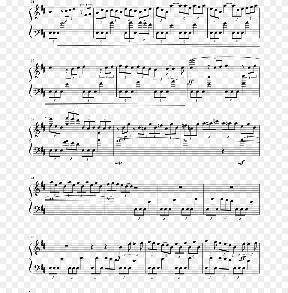 Sheet Music, Gray Png Image