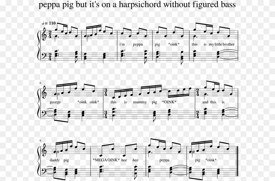 Sheet Music, Gray Png