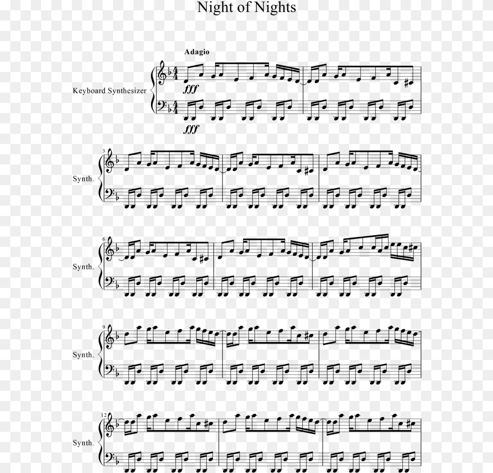 Sheet Music Clipart Musical Night Gute Nacht Schubert Noten, Gray Free Png Download