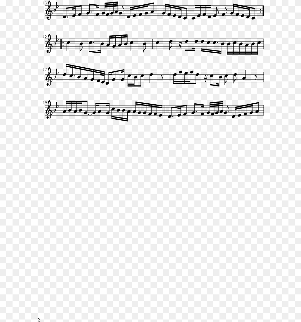 Sheet Music Composed By Ak7 2 Of 5 Pages Sheet Music, Gray Free Transparent Png