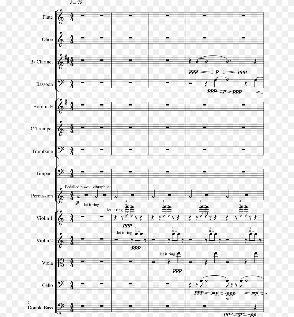 Sheet Music Full Band Score Conductor, Gray Free Png