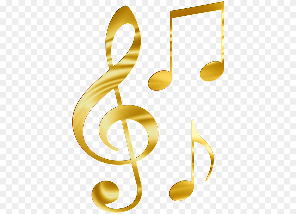 Sheet Music Gold Figuras De Notas Musicales, Symbol, Text, Number Free Png