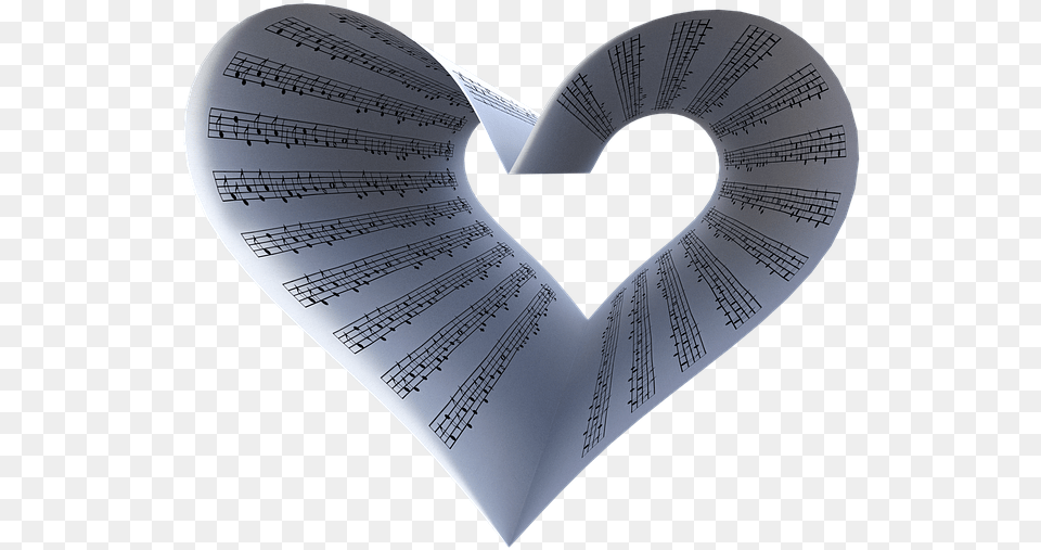Sheet Music Heart Piano Concert Sound Disco Heart, Symbol Png