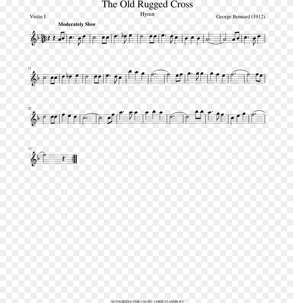 Sheet Music Made By Cdejarnett For Violin Sheet Music, Gray Free Png Download
