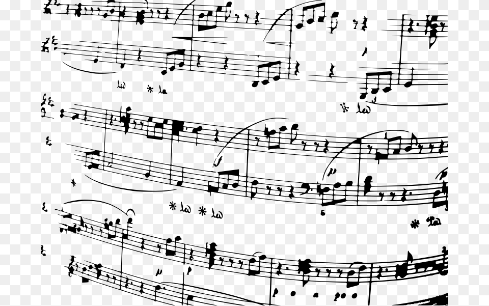 Sheet Music Notes Music Notes Background, Gray Png
