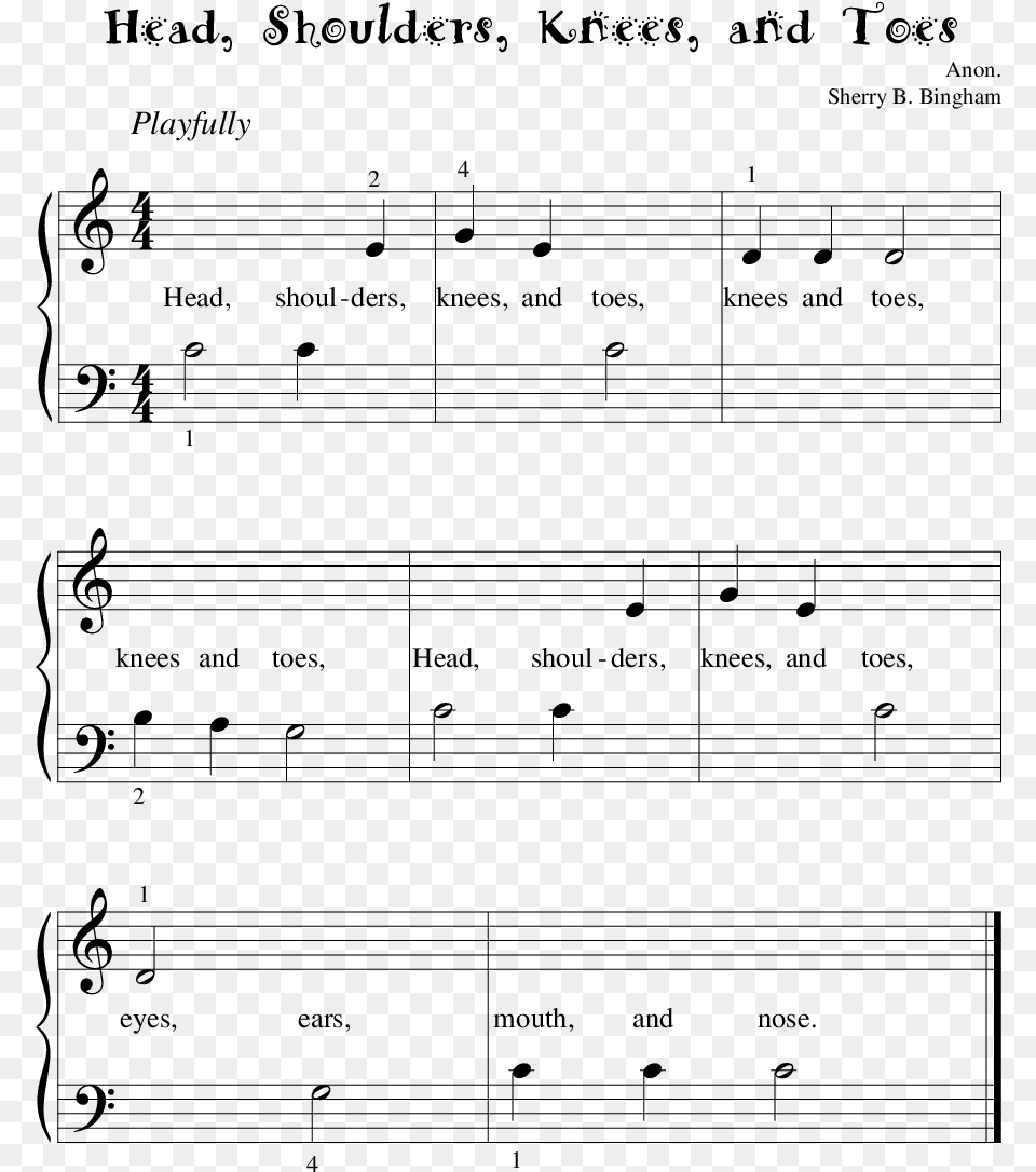 Sheet Music Picture Sheet Music, Gray Free Png Download