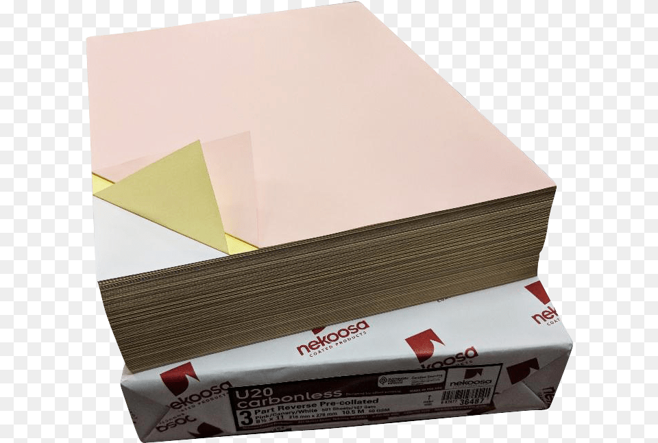 Sheets Blank Carbonless Paper Laser Carton, Plywood, Wood, Box, Cardboard Png