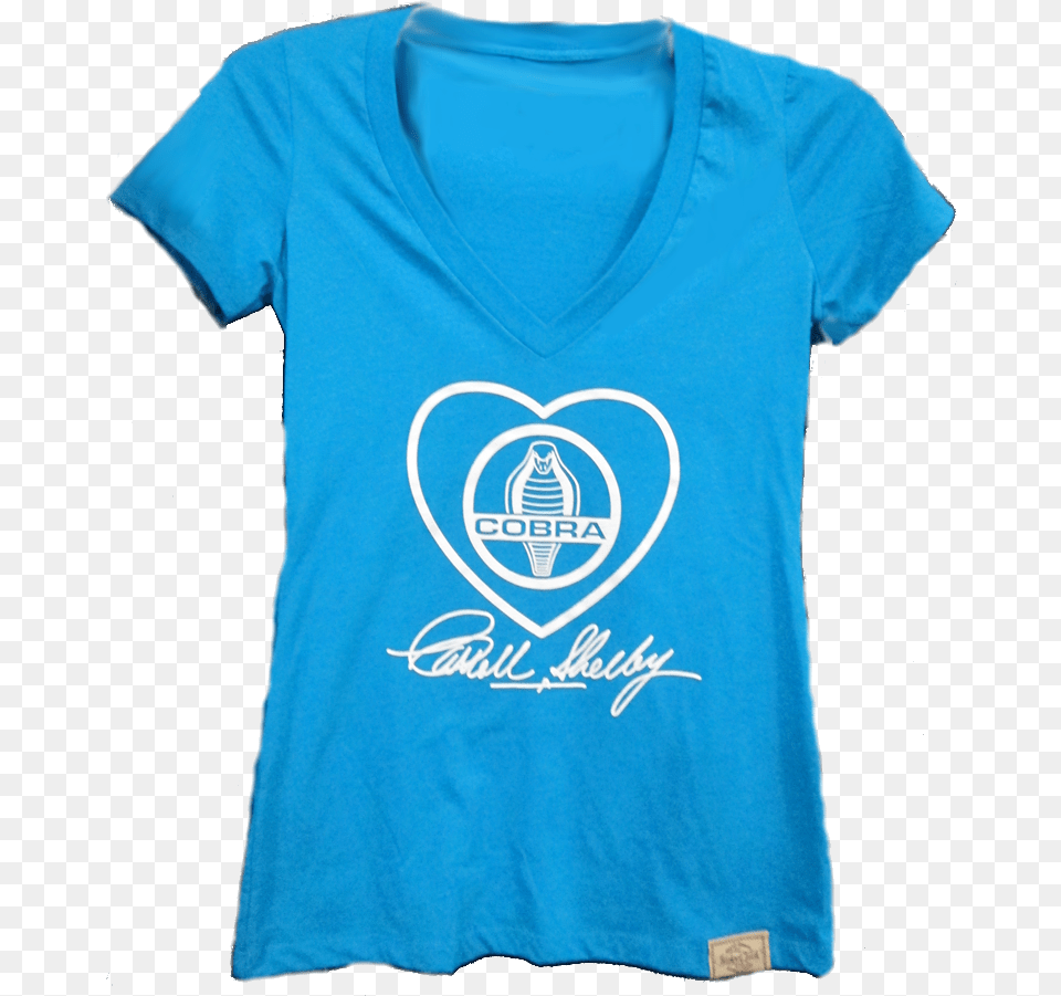 Shelby Cobra Heart Vneck Tee Pyranha Kayak T Shirt, Clothing, T-shirt Free Png Download