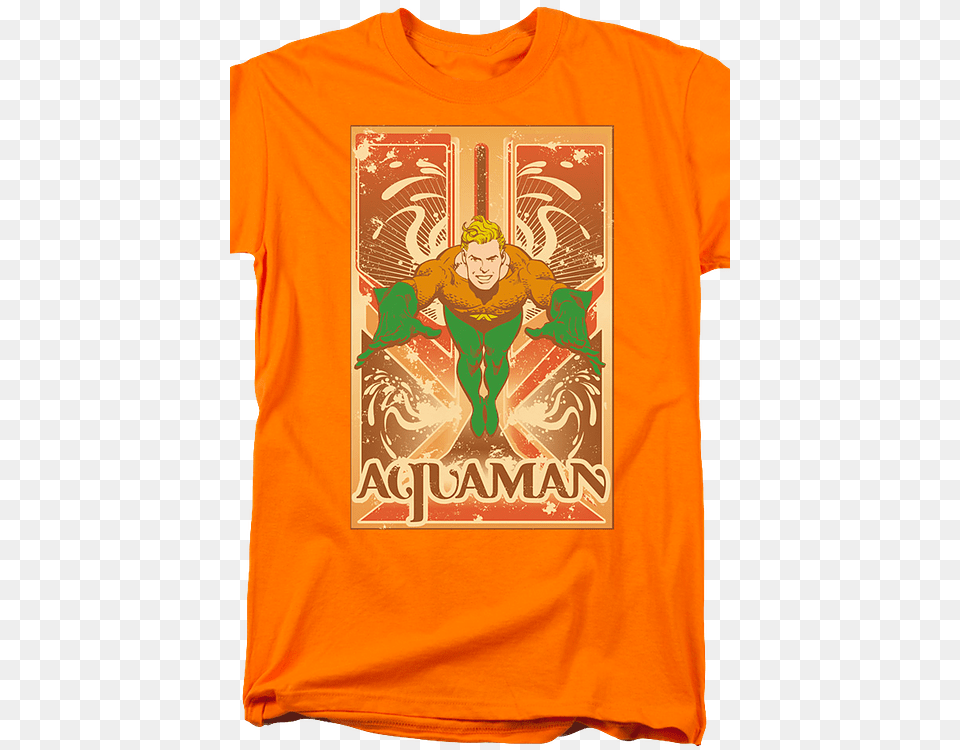 Sheldon Aquaman T Shirt, Clothing, T-shirt, Adult, Male Png