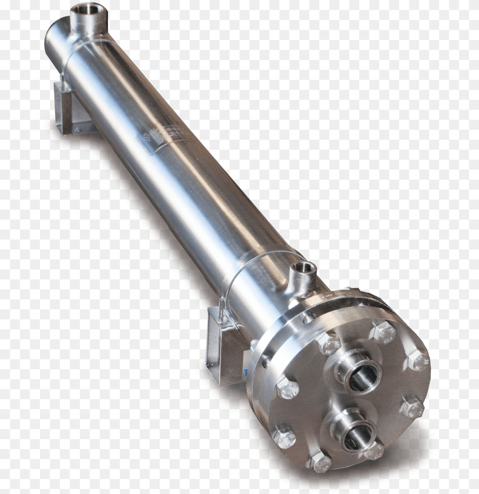 Shell And Tube Thermaline Tube And Shell, Machine, Drive Shaft, Smoke Pipe, Coil Free Png Download