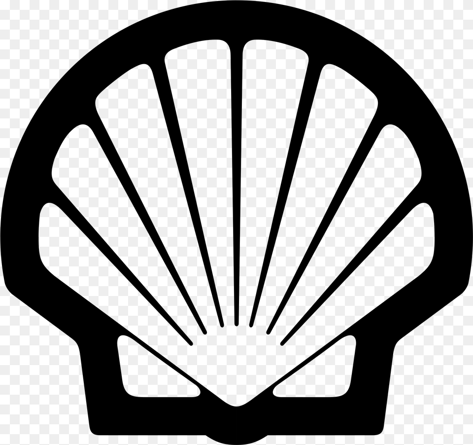Shell Logo Transparent Shell Logo Black And White, Gray Free Png