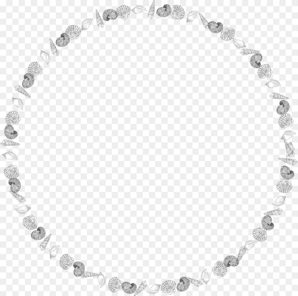 Shells Big Image Circle Frame Icon, Accessories, Jewelry, Necklace Free Transparent Png