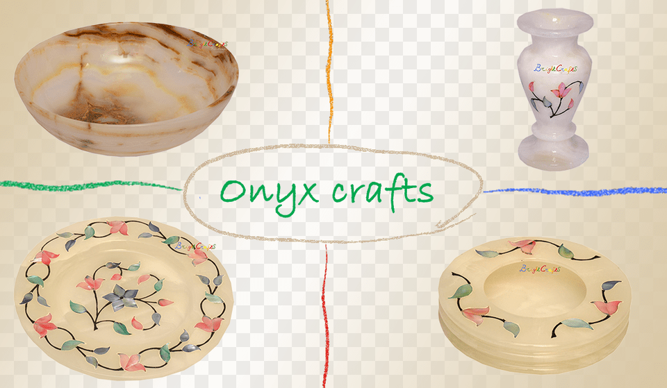 Shellwork And Colored Onyx Handicraft Ceramic, Art, Jar, Porcelain, Pottery Free Png Download